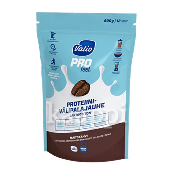 Спортивное питание без лактозы Valio PRO feel proteiini-valipalajauhe кофе с молоком 600г
