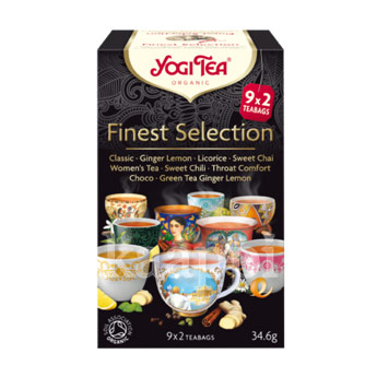 Чай Yogi tea Finest Selection ассорти 9х2 пакетика, 34г