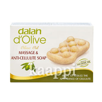Оливковое мыло Dalan D'Olive антицеллюлитное массажное 1шт.