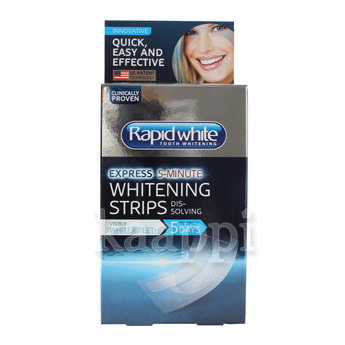 Отбеливающие полоски для зубов Clinically proven Rapid white whitening strips 6мл