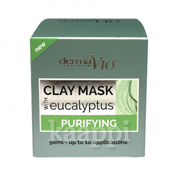 Глиняная маска для лица Dema V10 Clay Mask eucalyptus purifying эвкалиптовая 50мл