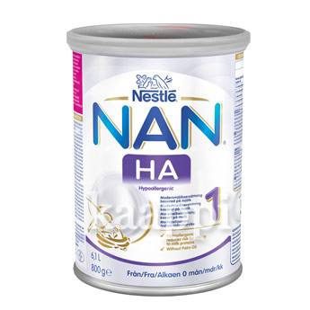 Сухая молочная смесь Nestle NAN HA - 1 от 0 до 6 мес. 800г (гипоаллергенная)