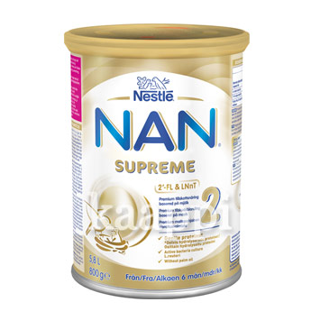 Сухая молочная смесь Nestle NAN Supreme 2 (премиум) - 2; от 6 до 12мес. 800г