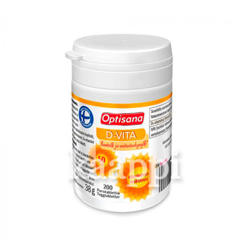 Витамин D Optisana 50мг. 200 капс.