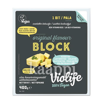 Вегетарианский сыр Vegan original glavour BLOCK 400г