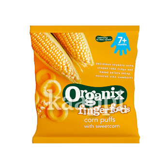Органические кукурузные колечки Organix для детей с 7 месяцев 20г