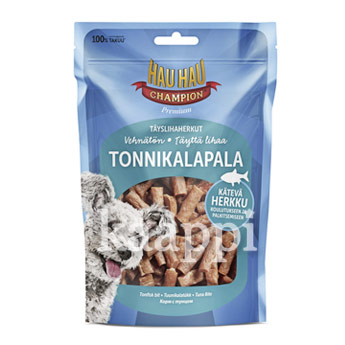 Лакомство для собак Hau-Hau Champion Tonnikalapala (тунец) 100г