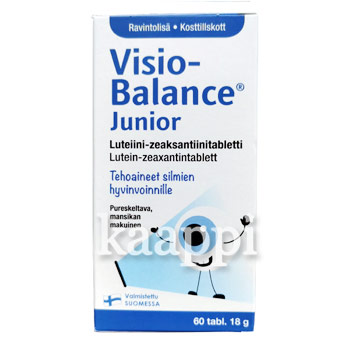 Пищевая добавка VisioBalance Junior для здоровья глаз 60 табл.
