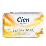 Туалетное мыло Cien Beauty soap (молоко с мёдом) 2шт.