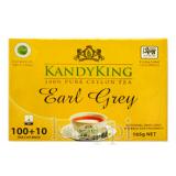 Чёрный чай KandyKing Earl Grey черный с бергамотом 110 пак.