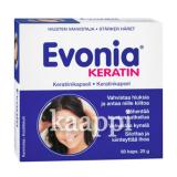 Витамины для роста волос Evonia Keratin + Biotin 60 кап
