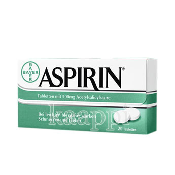Аспирин Bayer 500mg 20табл