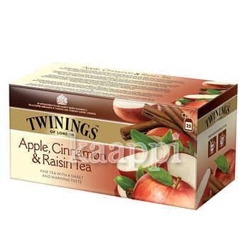 Чай черный Twinings Apple, Cinnamon & Raisin tee яблоко, корица 25пак
