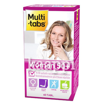 Mультивитамины для женщин Multi-tabs woman 50+ 60табл