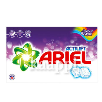 Таблетки для стирки цветного белья Ariel Aktilift Colour&Style 15шт