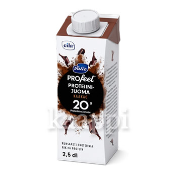 Безлактозный протеиновый коктейль Valio PROfeel proteiinijuoma kaakao какао 250мл