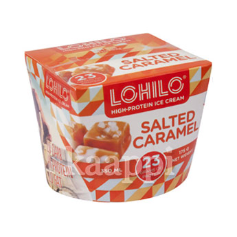 Протеиновое мороженое LOHILO High-Protein ice cream Salted Caramel солёная карамель 350мл