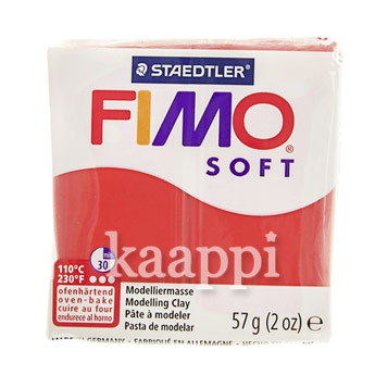 Полимерная глина Fimo Soft (красный) 57г