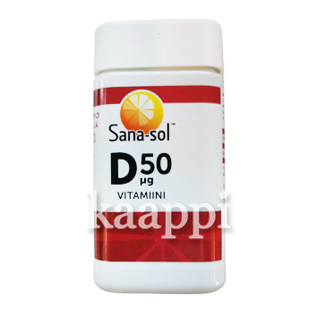 Витамин D Sana-sol 50мг. 150 таб. из Финляндии