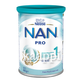 Сухая молочная смесь Nestle NAN PRO - 1 (от 0 до 6 мес). 800г из Финляндии