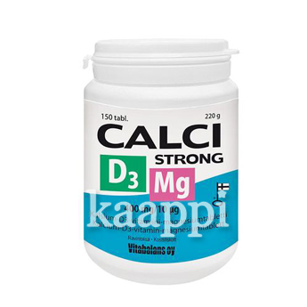 Витамины Calci Strong + Mg + D3 150 таблеток из Финляндии
