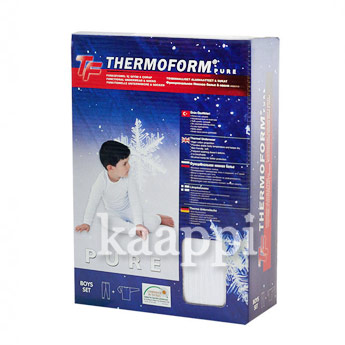 Детское термобелье Thermoform  для мальчиков (белое)из Финляндии