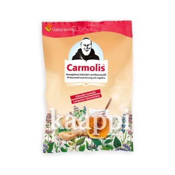 Леденцы Carmolis (мёд, имбирь) от кашля