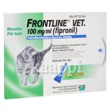 Средство от внешних паразитов у кошек Frontline vet 4*0,5мл