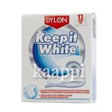 Отбеливатель Dylon Keep It white valkaisijaliina valkopyykkiin 12шт