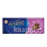 Молочный шоколад Karl Fazer Liquorice in milk chocolate с лакричными драже 200гр