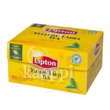 Чёрный чай Lipton Yellow Label musta tee классический 50пак.