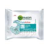 Влажные салфетки для лица Garnier Skin Naturals Pure Active 2-in-1 25шт