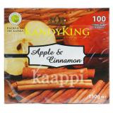 Чёрный чай KandyKing Apple & Cinnamon яблоко с корицей 100 пакетиков, 150г
