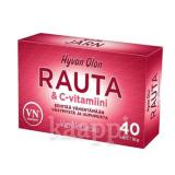 Железо с витамином С Hyvan Olon Rauta + C-Vitamiini 40капсул, 16г