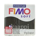 Полимерная глина Fimo Soft (чёрный) 57г
